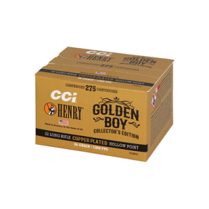 CCI Henry GB Edition .22 LR 36gr Copper-Plated Hollow Point Ammo