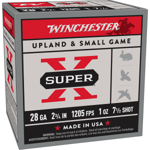 United States Association of Gun Owners Winchester Ammo X28H7 Super X Heavy Game Load High Brass 28Gauge 2.75" 1oz 7.5Shot 25Per Box/10 Case - $22.82 at United States Association of Gun Owners