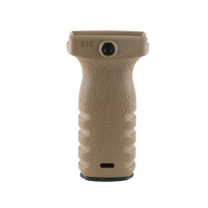United States Association of Gun Owners Mission First Tactical React Short Vertical Grip Scorched Dark Earth - $22.99 at United States Association of Gun Owners