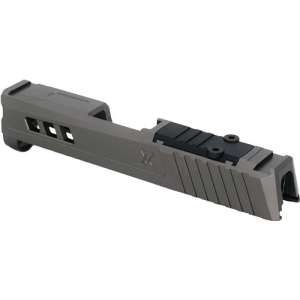 True Precision SIG P365 Slide with RMS Cut & Plate, Stealth Grey - TP-P365S-A-RMS