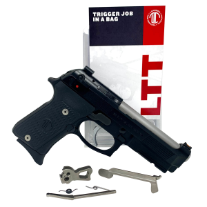 Langdon Tactical Tech LTTTJIBOP13N Trigger Job In A Bag Nickel Curved Fits Beretta 92/96/M9 not A1 Right Hand