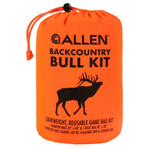 Allen Backcountry Bull Kit Game Bags, Orange, 4 Quarter Bags