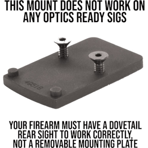 United States Association of Gun Owners EGW Scope Mount for Trijicon RMR, SIG P220-229 & 320, Black - $45.00 at United States Association of Gun Owners