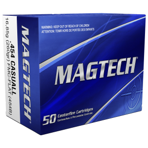 United States Association of Gun Owners Magtech 454B Range/Training 454Casull 260gr Full Metal Jacket Flat Nose 20 Per Box/50 Case - $34.65 at United States Association of Gun Owners