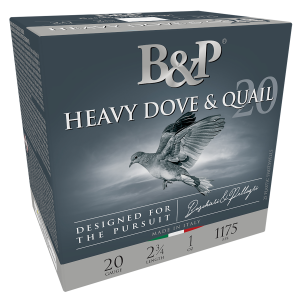 United States Association of Gun Owners B&P Ammunition 20BD8 Heavy Dove & Quail 20 Gauge 2.75in Shotgun Shells, #8 Shot - $11.80 at United States Association of Gun Owners