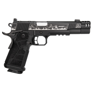 United States Association of Gun Owners Kimber Mfg, Inc 3600305 DS Warrior Camp Guard Elite Full Size 10mm Auto 18+1 5" Matte Stainless Compensated Barrel, KimPro Black Stainless Steel Engraved Lightening Cut/Optic Ready/Serrated Slide, Bla - $1385.00 at United States Association of Gun Owners