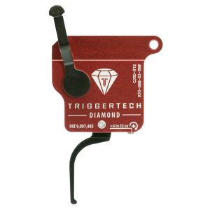 TriggerTech R70SRB02TNF Diamond Without Bolt Release Single-Stage Flat Trigger with 0.30-2 lbs Draw Weight for Remington 700 Right