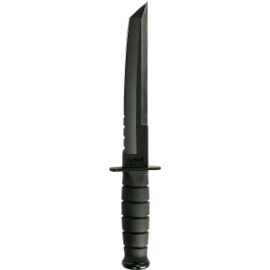 United States Association of Gun Owners Ka-Bar 1245 Tanto 8" Fixed Tanto Part Serrated Black 1095 Cro-Van Blade, Black Kraton G Handle, Includes Sheath - $84.69 at United States Association of Gun Owners