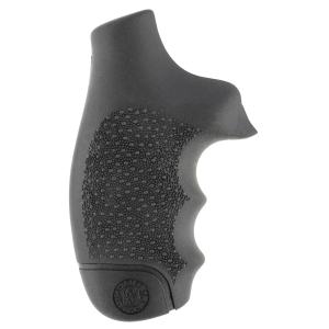 Hogue OverMolded Monogrip Cobblestone Black Rubber Grip for S&W J Frame - 60000