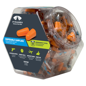 United States Association of Gun Owners Pyramex PYDP1000BN Disposable Earplugs Foam 32 dB In The Ear Orange Adult 100 Pair - $20.81 at United States Association of Gun Owners
