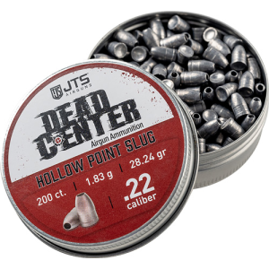 JTS Dead Center .22 Cal Hollow Point Pellets, 28.24 Gr, 200ct