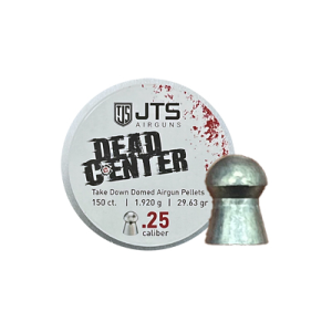 JTS Dead Center .25 Cal 29gr Domed Pellets, 150 Count