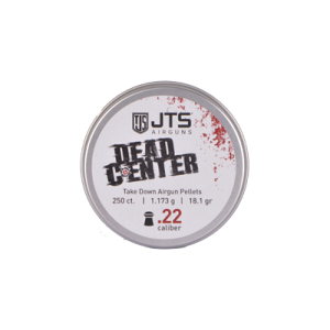 JTS Dead Center .22 Cal 18 Grain Domed Pellets, 250 Count