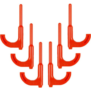 REGAL LOADED CHAMBER INDICATOR - SAFETY FLAGS ORANGE RIFLE 6PK