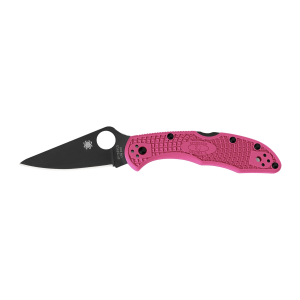 United States Association of Gun Owners Spyderco C11FPPNS30VBK Delica 4 Lightweight 2.90" Folding Plain Black TiCN CPM S30V SS Blade/Pink Textured w/Black Accents FRN Handle Includes Pocket Clip - $156.75 at United States Association of Gun Owners