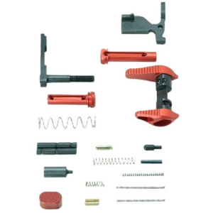 TIMBER CREEK LOWER PARTS KIT - FOR AR-15 RED