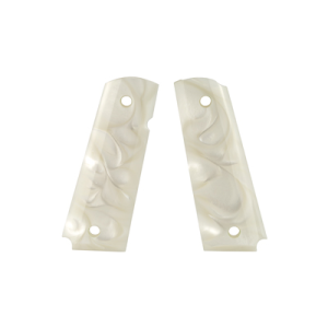 Hogue 1911 Government Pearl Ambidextrous Grip Panel, White