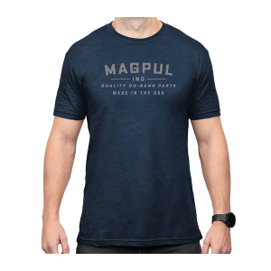 United States Association of Gun Owners Magpul MAG1112-410-2XL Go Bang Parts Navy Heather Cotton/Polyester Short Sleeve 2XL - $29.78 at United States Association of Gun Owners