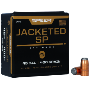 United States Association of Gun Owners Speer 2479 Hot-Cor 45Cal 400gr Soft Point Flat Nose 50 Per Box/5 Case - $26.06 at United States Association of Gun Owners
