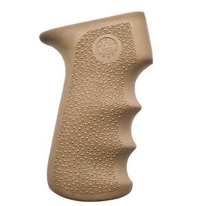 Hogue AK-47 Rubber Grips with Finger Grooves, Desert Tan