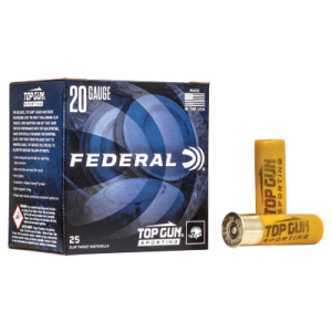 United States Association of Gun Owners Federal Top Gun 20ga 2.75in #8 Lead Shotgun Shells, 25-Round - $10.63 at United States Association of Gun Owners