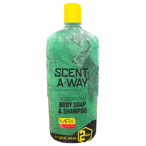 Hunters Specialties Scent-A-Way 07758 32oz Odor Eliminator Shampoo/Body Wash