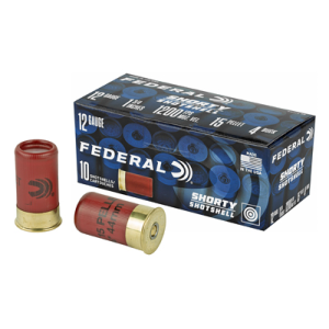 United States Association of Gun Owners Federal Shorty Shotshell 12 Gauge 1.75in 4 Buck Ammunition, 10-Round - $10.03 at United States Association of Gun Owners