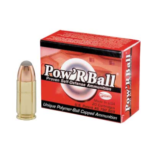United States Association of Gun Owners Cor-Bon Pow'rBall 9mm+P 100gr Polymer Tip Ammunition, 20-Round Box - $20.22 at United States Association of Gun Owners