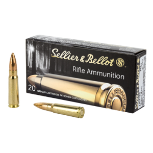 United States Association of Gun Owners Sellier & Bellot SB76239A 7.62x39mm 124gr Full Metal Jacket Ammo, 20-Round - $14.24 at United States Association of Gun Owners