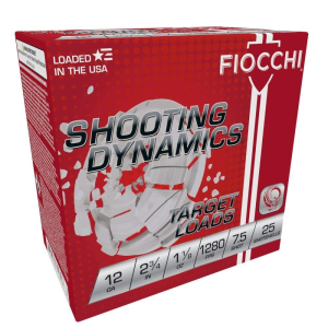 United States Association of Gun Owners Fiocchi Shooting Dynamics 12 Gauge 2.75in Shotshells, #7.5, 25ct - $10.51 at United States Association of Gun Owners