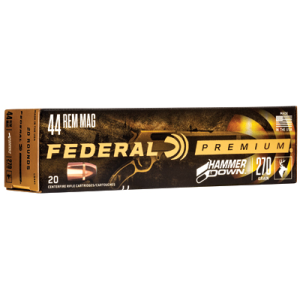 United States Association of Gun Owners Federal Premium HammerDown .44 Magnum 270gr Soft Point Ammo, 20-Round - $32.22 at United States Association of Gun Owners
