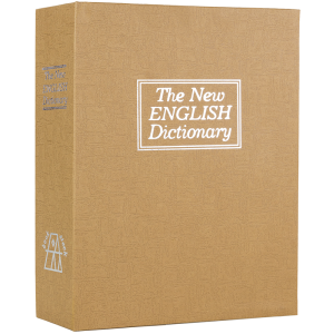Bulldog BD1182 Deluxe Diversion Book Safe, Combination Entry, Brown Steel