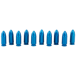 A-Zoom 15316 9mm Dummy Rounds, 10-Pack, Blue