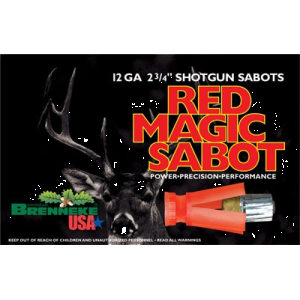 United States Association of Gun Owners Brenneke USA Red Magic 12ga 2.75in 1oz Sabot Slug Ammo, 5-Round - $20.53 at United States Association of Gun Owners