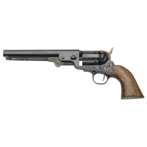 United States Association of Gun Owners Pietta PF51CHS36712 1851 Navy London 36 Cal 6rd 7.50" Blued Octagon Barrel, Blued Cylinder, Color Case Hardened Steel Frame, Walnut Grip, Exposed Hammer - $369.92 at United States Association of Gun Owners