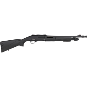 United States Association of Gun Owners IVER JOHNSON PUMP 12GA 3" 18" - MUZZLE BRAKE BLUED SYNTHETIC - $119.08 at United States Association of Gun Owners