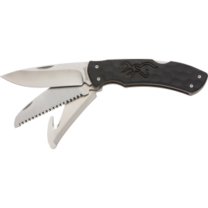 Browning Primal Kodiak Folder 3.75in Hunting Knife, 8Cr13MoV SS