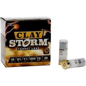 United States Association of Gun Owners Fiocchi Clay Storm 12 Gauge 2-3/4in #7.5 Shot, 25 Round Box - $9.56 at United States Association of Gun Owners