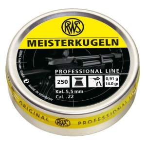 United States Association of Gun Owners Umarex RWS Meisterkugeln .22 Cal 14 Grain Pellets, 250 Count - $7.47 at United States Association of Gun Owners