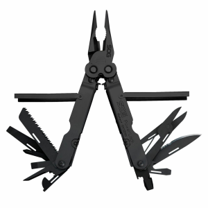 SOG Powerlock Scissors Black Multi-Tool with Nylon Pouch