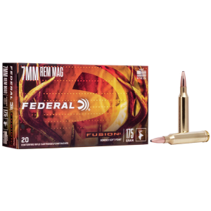 United States Association of Gun Owners Federal Fusion 7mm Remington Magnum 175gr Boat Tail Ammo, 20-Round - $50.64 at United States Association of Gun Owners