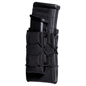 High Speed Gear 24DD00BK TACO Gen 2 Double Decker Black Nylon Laminate MOLLE Mount Pistol/Rifle