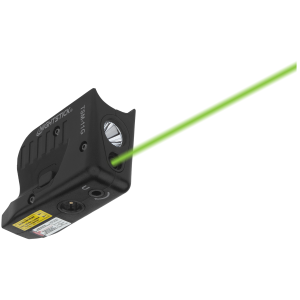 United States Association of Gun Owners Nightstick TSM11G Tactical Weapon-Mounted Light w/Green Laser Black Polymer Compatible w/ Glock 42/43/43X/48, 150 Lumens White LED Bulb/Green Laser, 104 Meters Beam, Trigger Guard Mount - $38.50 at United States Association of Gun Owners