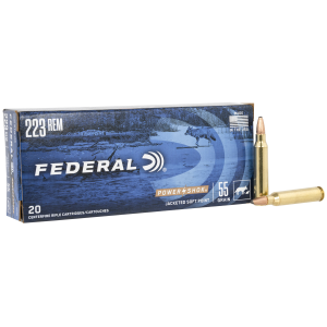 United States Association of Gun Owners Federal 223A Power-Shok .223 Rem 55gr Jacketed Soft Point Ammo, 20 Rounds - $21.52 at United States Association of Gun Owners