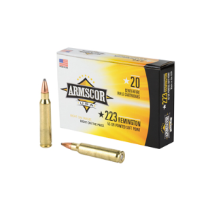 United States Association of Gun Owners Armscor AC223-2N .223 Rem 55gr Pointed Soft Point Ammo, 20-Round - $12.50 at United States Association of Gun Owners
