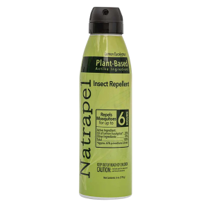 Natrapel 00066865 Lemon Eucalyptus 6 oz Aerosol Repels Ticks Effective Up to 6 hrs