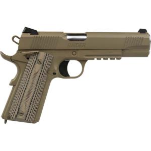 United States Association of Gun Owners TISAS 1911 RAIDER 9MM - 5" BBL G10 W/ RAIL 2-9RD FDE - $579.99 at United States Association of Gun Owners