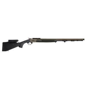 Traditions R74665050B Pursuit XT Pro 45 Cal Tungsten Cerakote 26" Fluted/Threaded w/VAPR Twist Barrel, Black Adj Cheek Piece & LOP Synthetic Stock