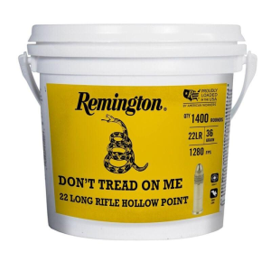 Remington Golden Bullet 250th Anniversary .22 LR 36gr HP Ammunition Bucket, 1400 Rounds