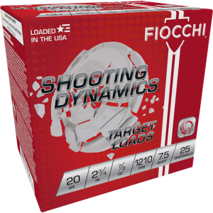 United States Association of Gun Owners Fiocchi 20GA 2.75in 7/8oz #7.5 Shotgun Shells, 1210FPS, 250-Round Case - $107.36 at United States Association of Gun Owners
